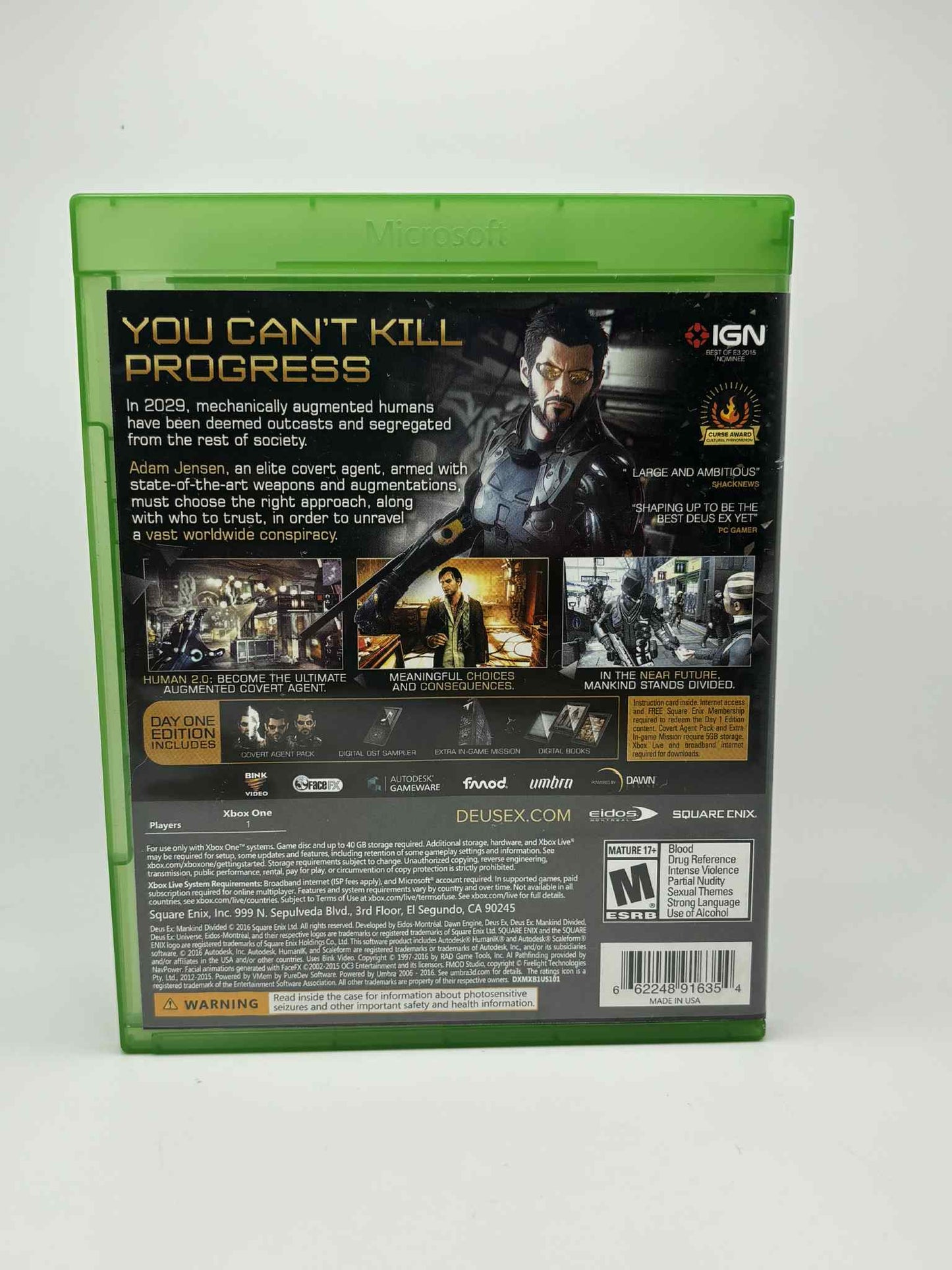 Deus Ex Mankind Divided: Day One Edition