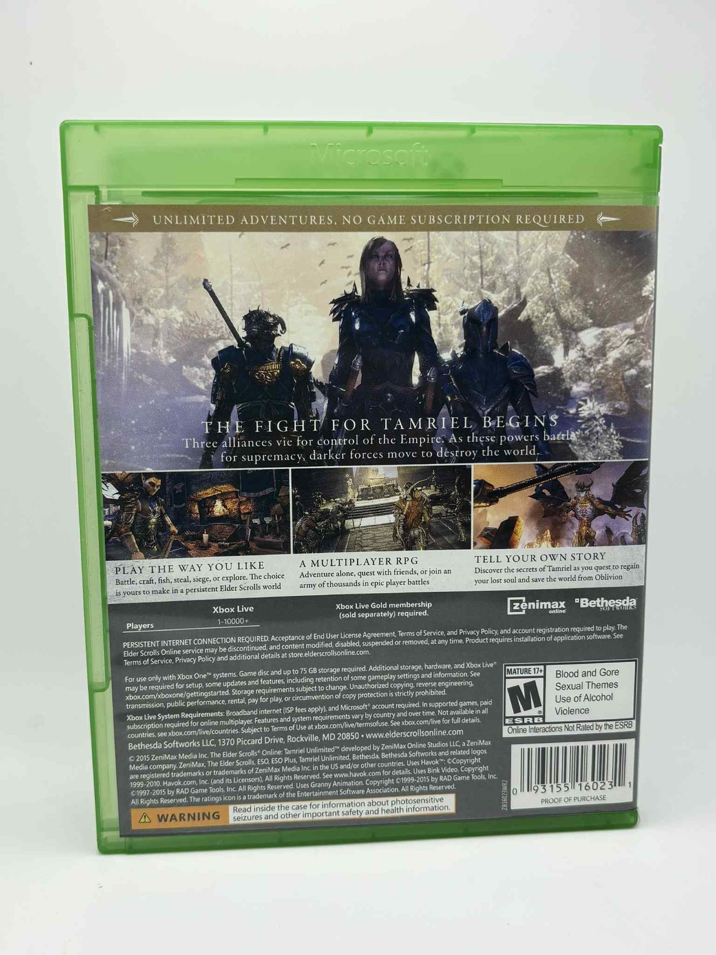 Elder Scrolls Online: Tamriel Unlimited