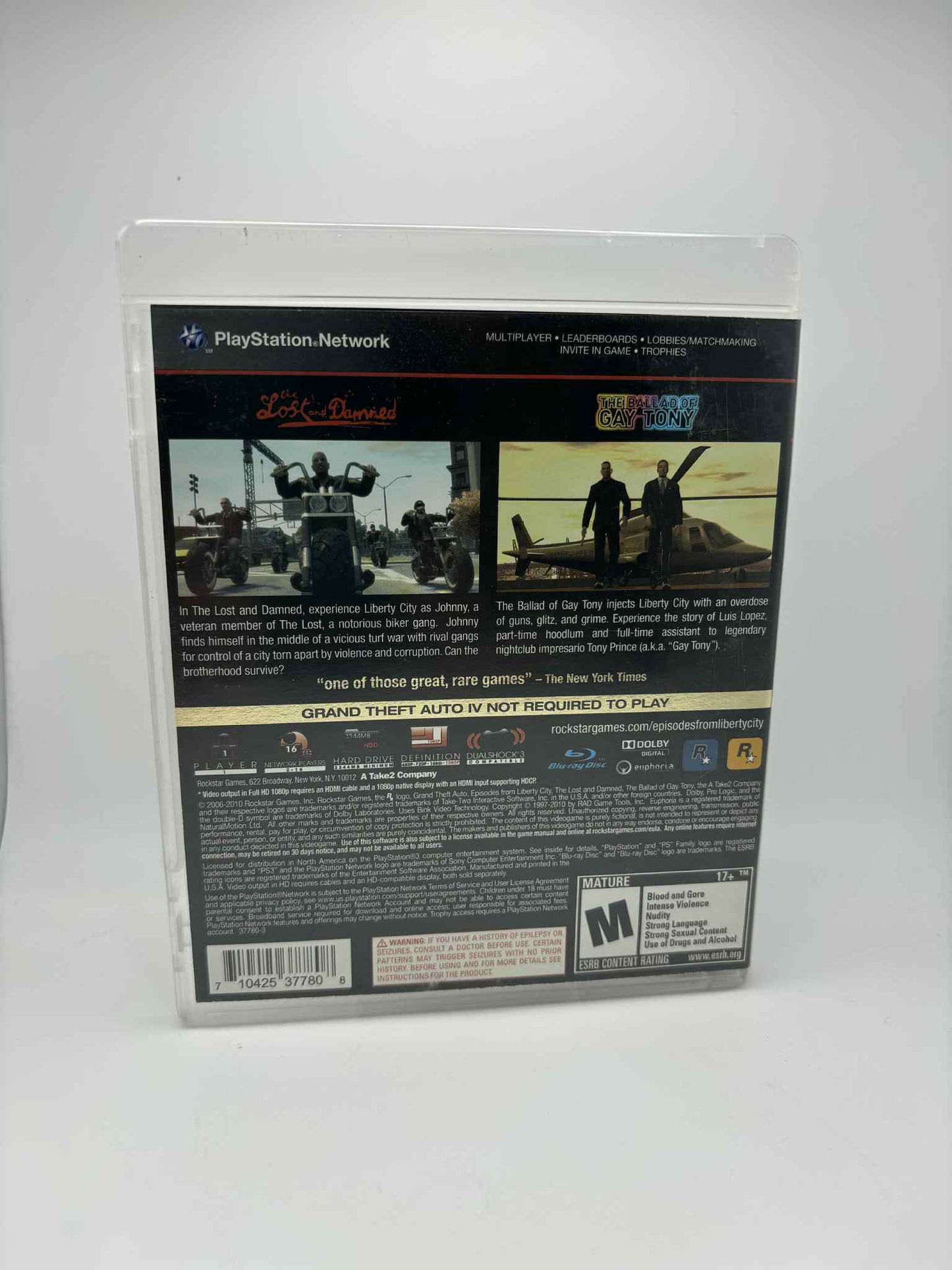 Grand Theft Auto: Episodes from Liberty City - Black Label