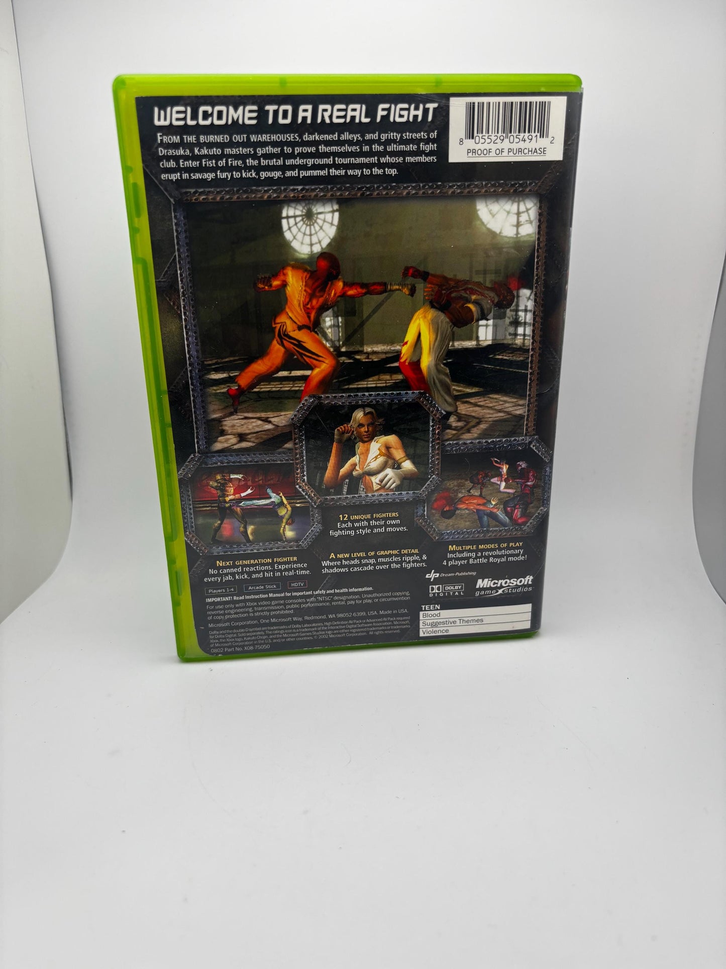 Kakuto Chojin; Back Alley Brutal for Original XBOX CIB