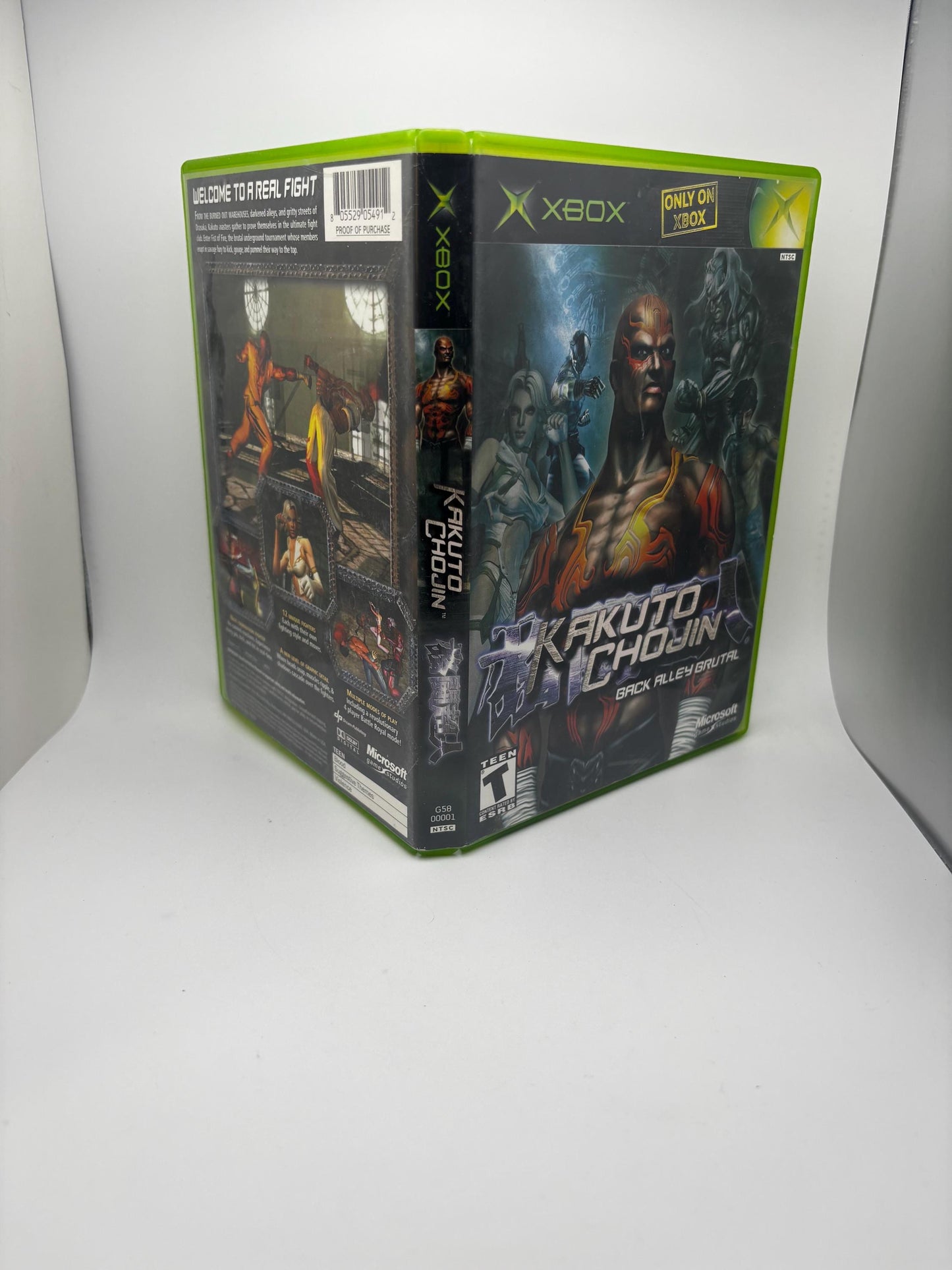 Kakuto Chojin; Back Alley Brutal for Original XBOX CIB